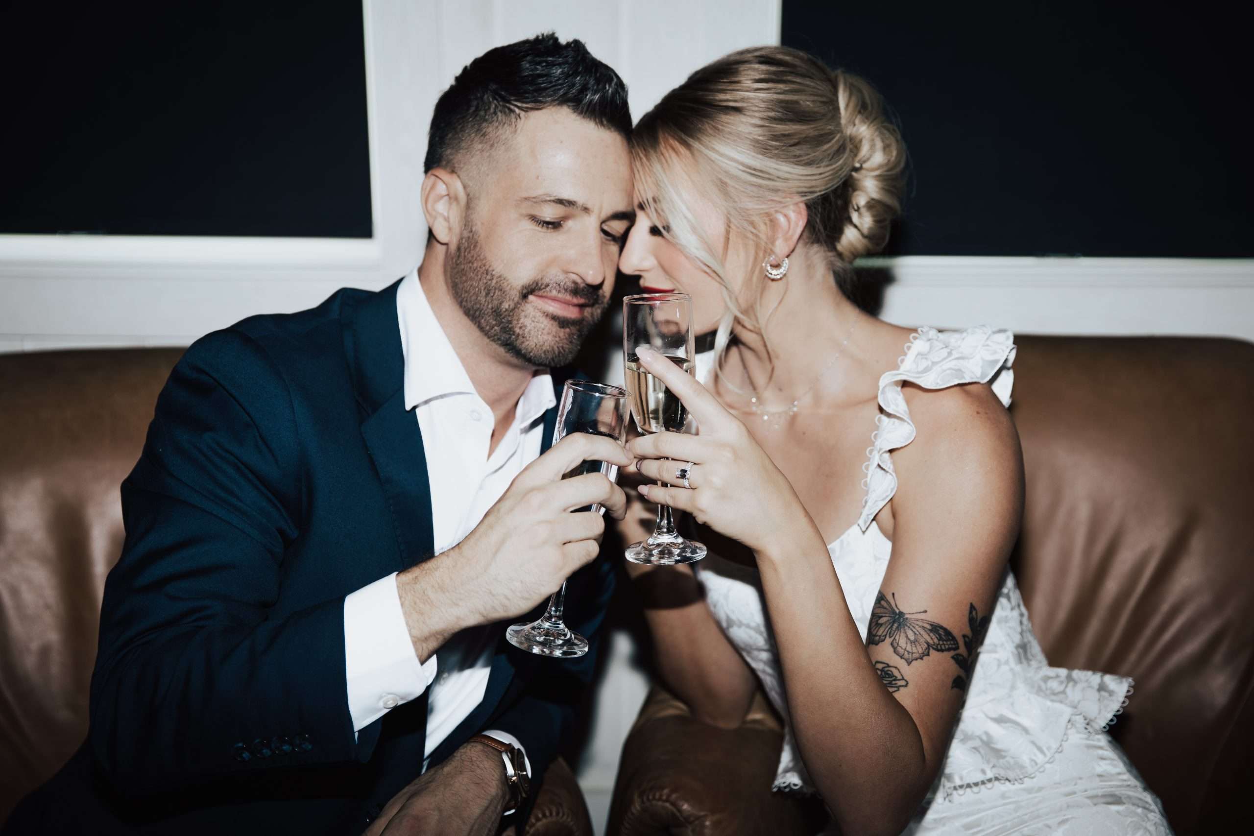 Stunning Winter Wedding Rehearsal Looks