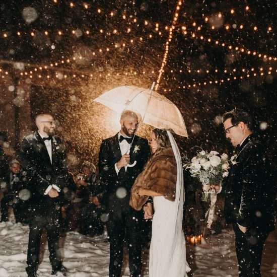 A Dreamy Snowy Soirée on New Year’s Eve