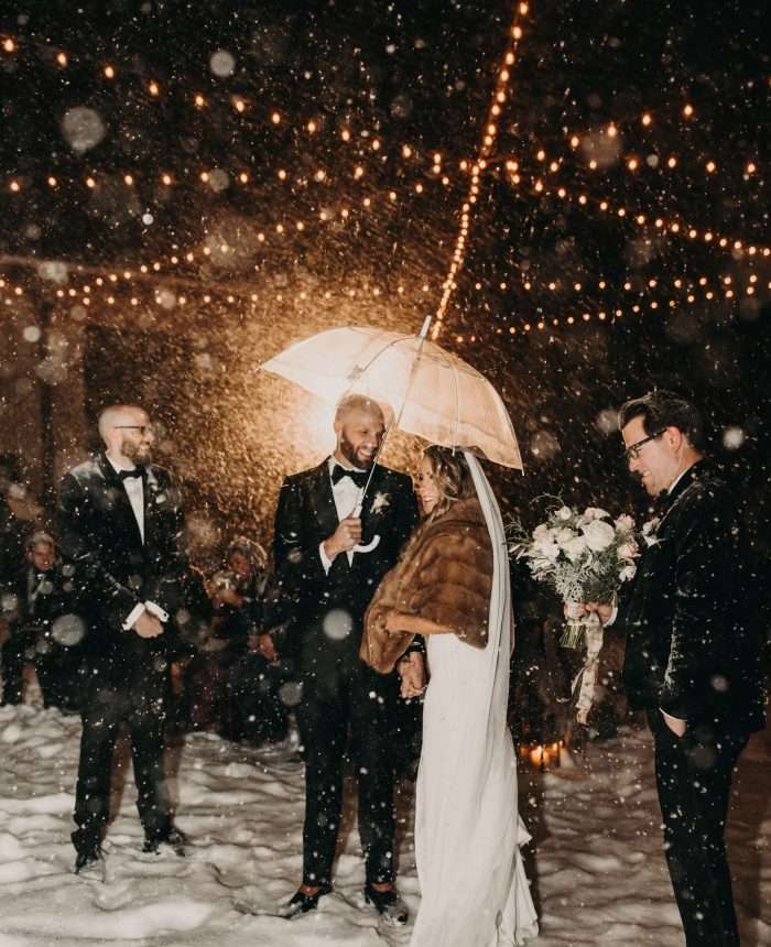A Dreamy Snowy Soirée on New Year’s Eve