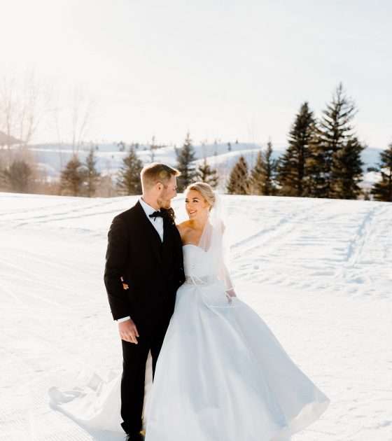 Winter Wedding Elegance in Sun Valley