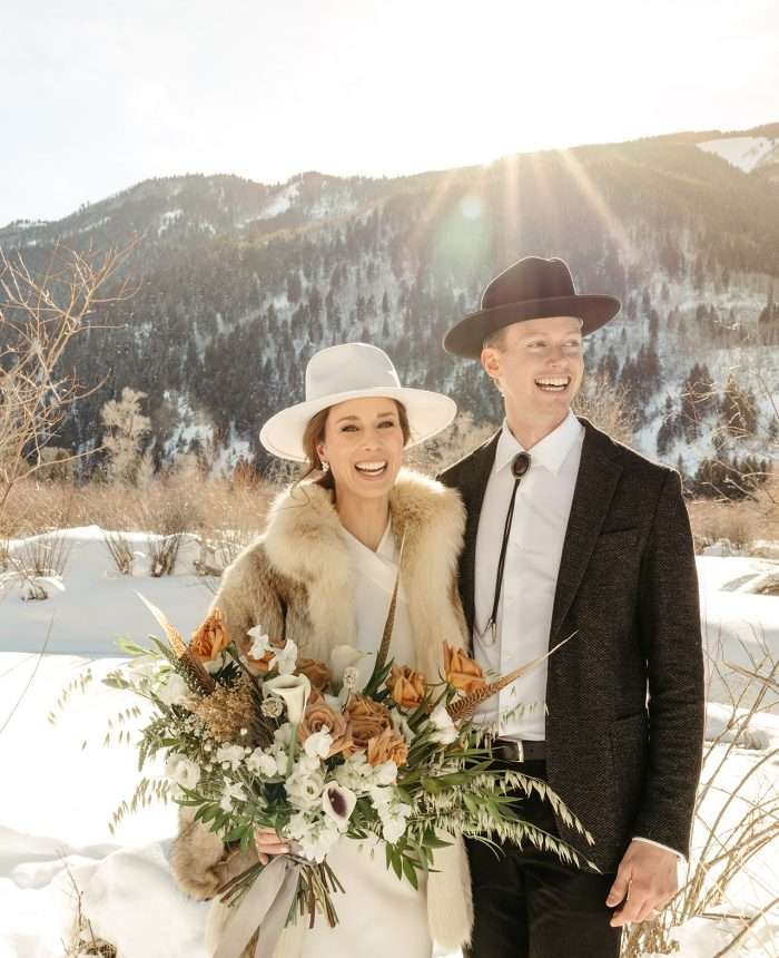 A Chic and Snowy Aspen Elopement