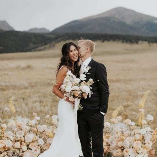 Modern Yellow Wedding with a Pop of Peach