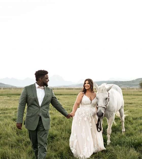 Lovely Rustic and Pink Ranch Wedding
