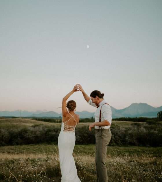 Festival Inspired Wedding in Alberta