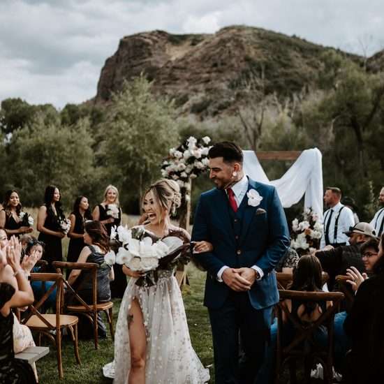 Fabulous Black and Moody Utah Wedding