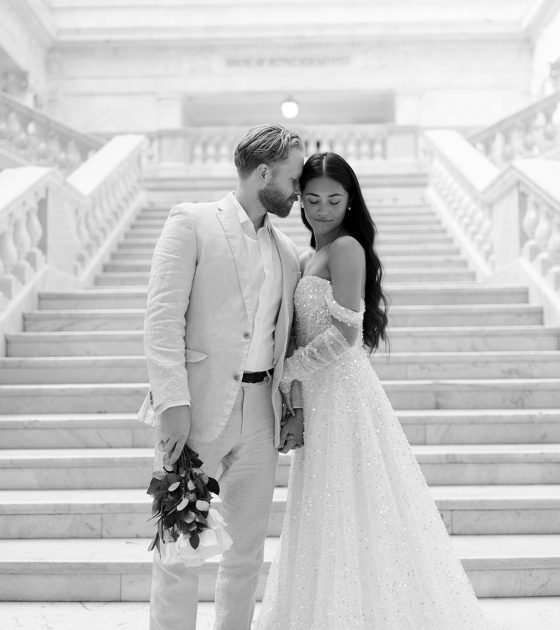 Regal and Glam Capitol Building Bridals
