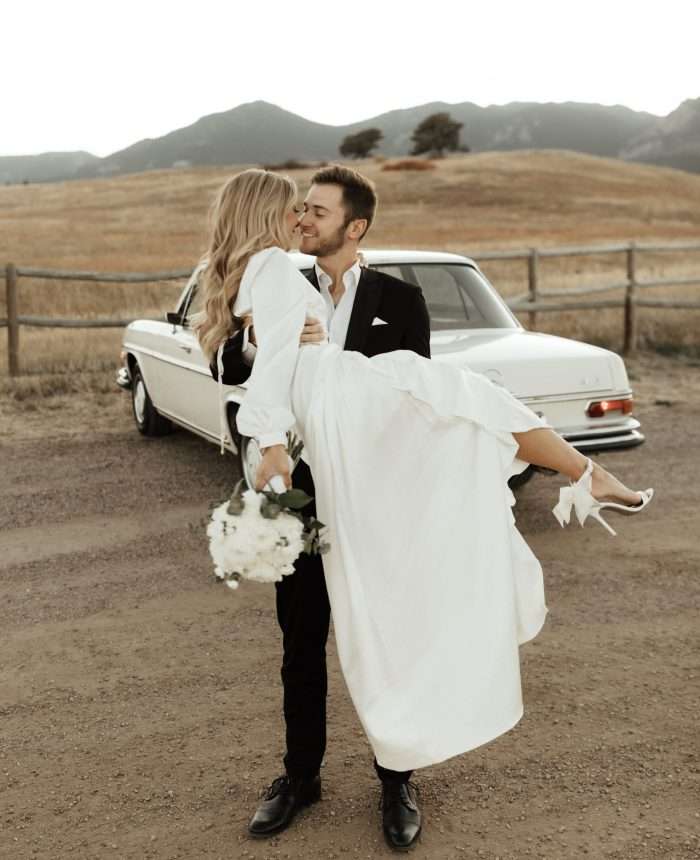 Stylish Vintage Colorado Engagement Session