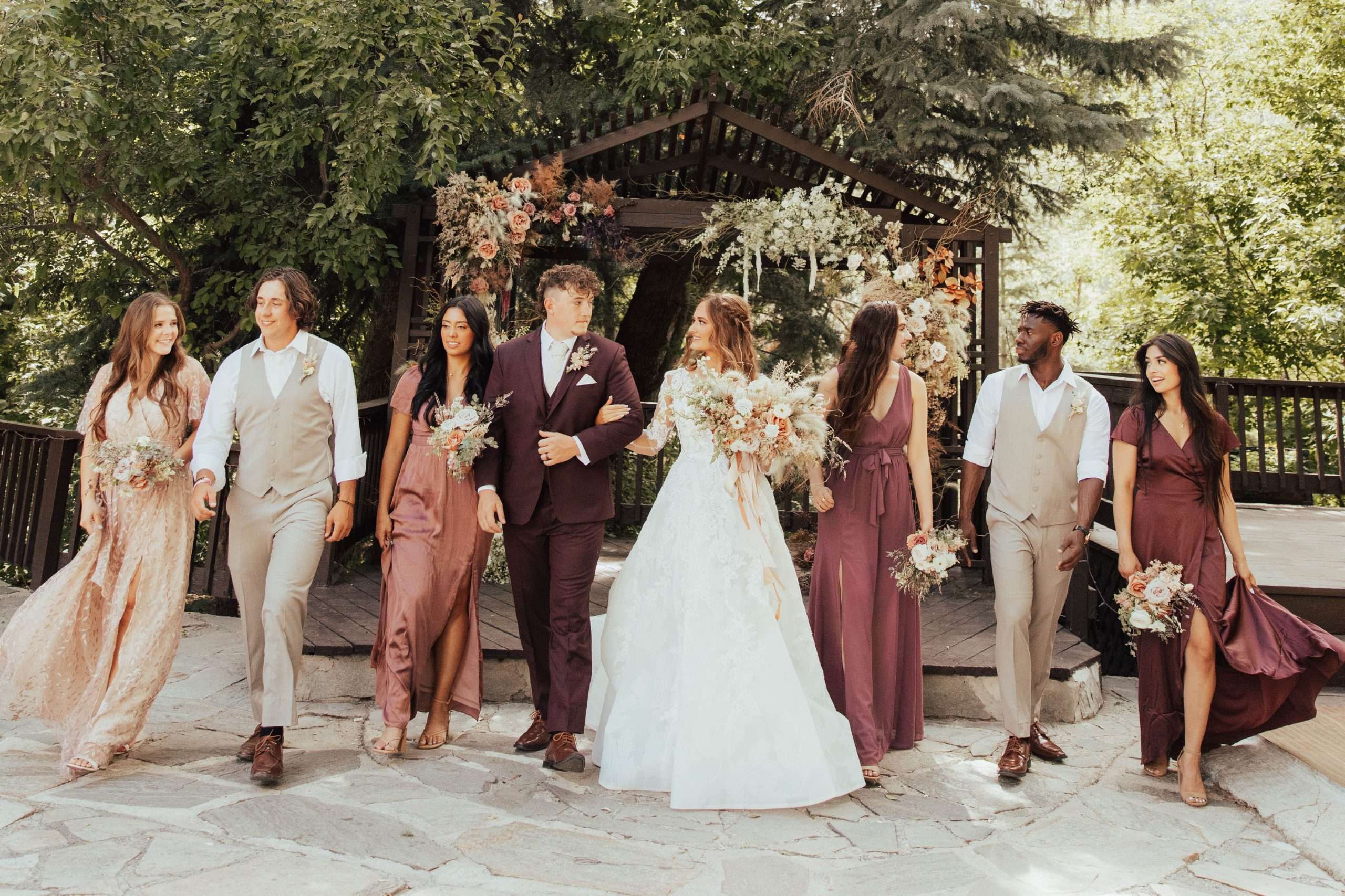 Inspired: Whimsical Muted Rose Hued Wedding