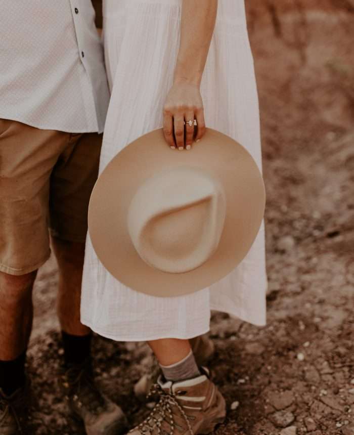 Surprise Hiking Proposal at Ghost Ranch