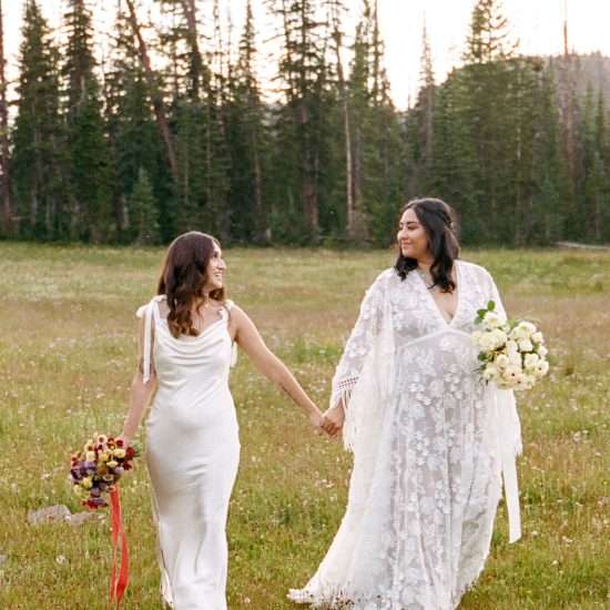 Scenic Wildflower Elopement Inspiration