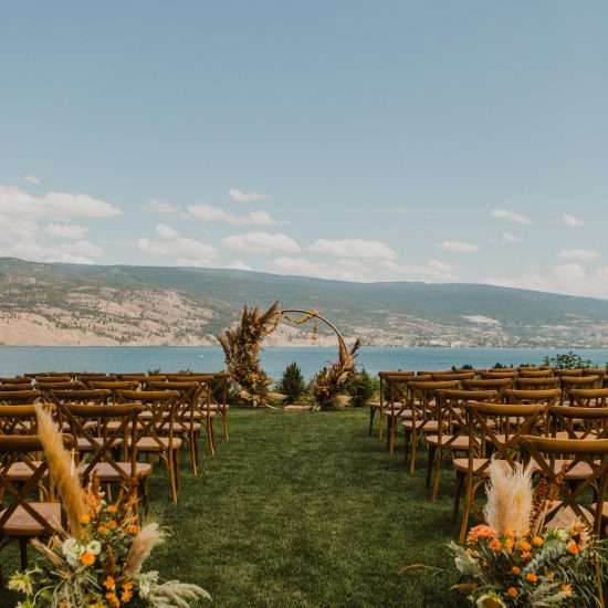 Scenic Summer Wedding at a Lakeside Winery