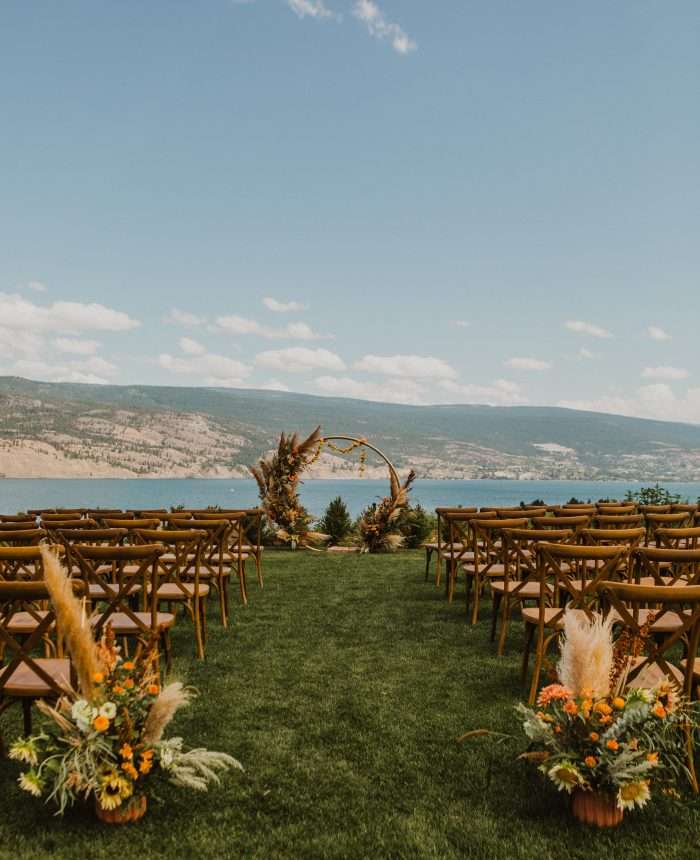 Scenic Summer Wedding at a Lakeside Winery