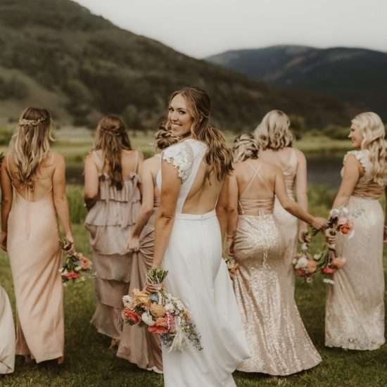 Camp Hale Wedding with Colorful Blooms