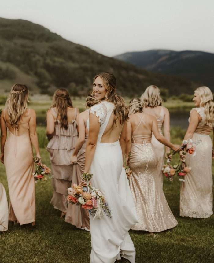 Camp Hale Wedding with Colorful Blooms