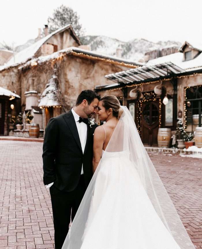 Moody Winter Wedding at La Caille