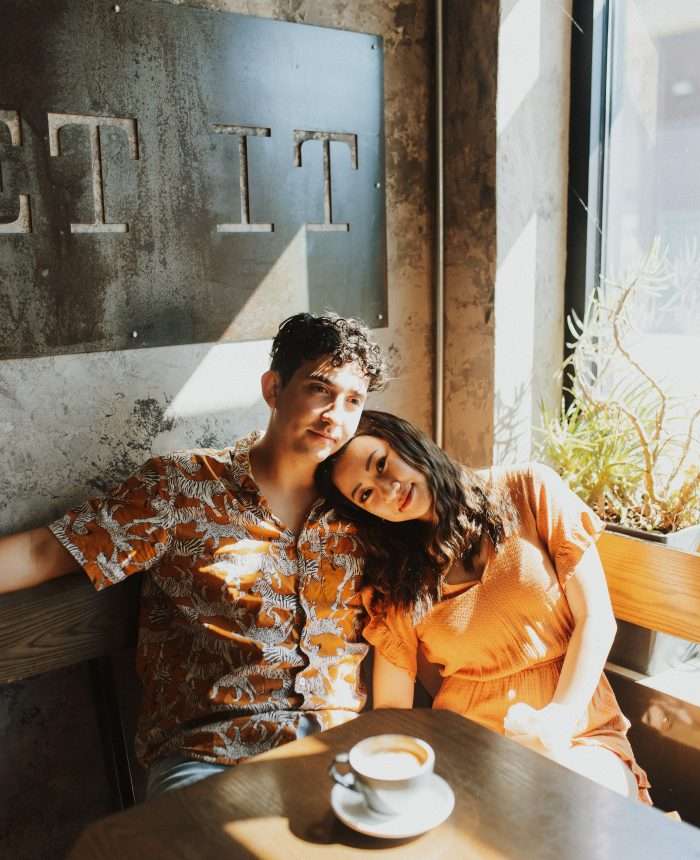 I Love You A Latte Engagement Session
