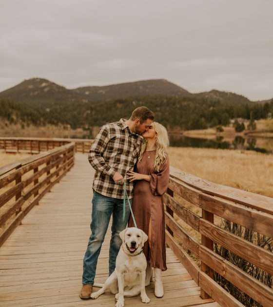 Evergreen Engagements with Warm Tones