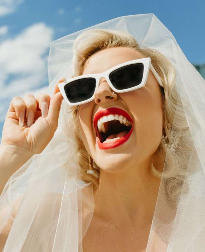 In-Home Wedding with Old Hollywood Flair