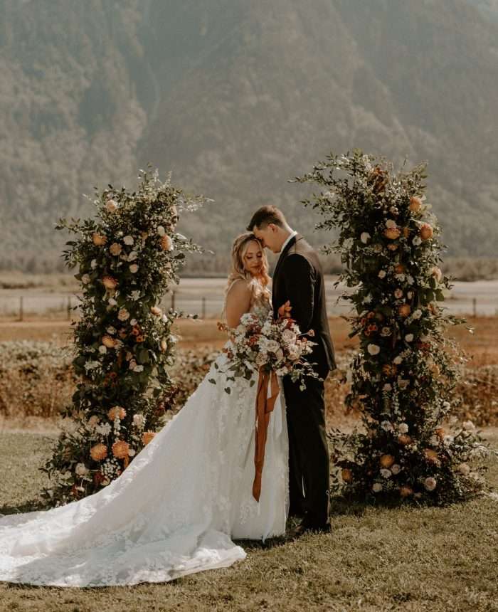Summer Wedding Day in Vancouver with a Helicopter Adventure