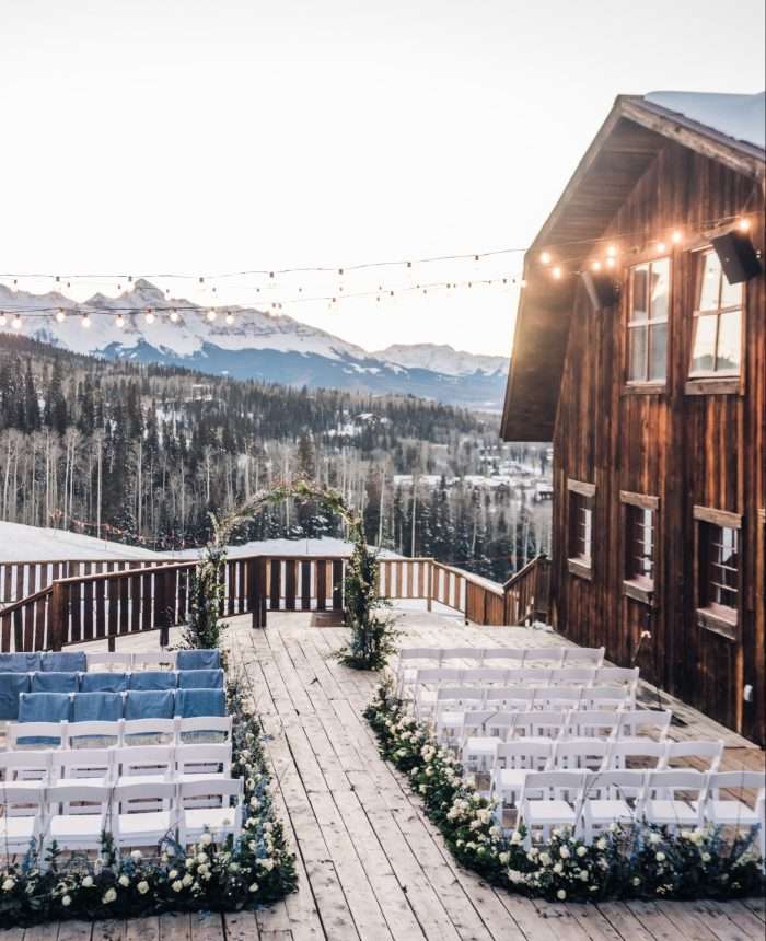 Dreamy Winter Nuptials at a Ski Resort