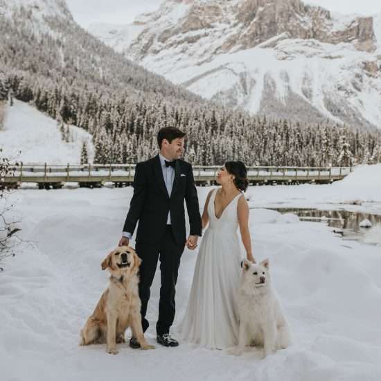 Breathtaking Elopement in the Snow