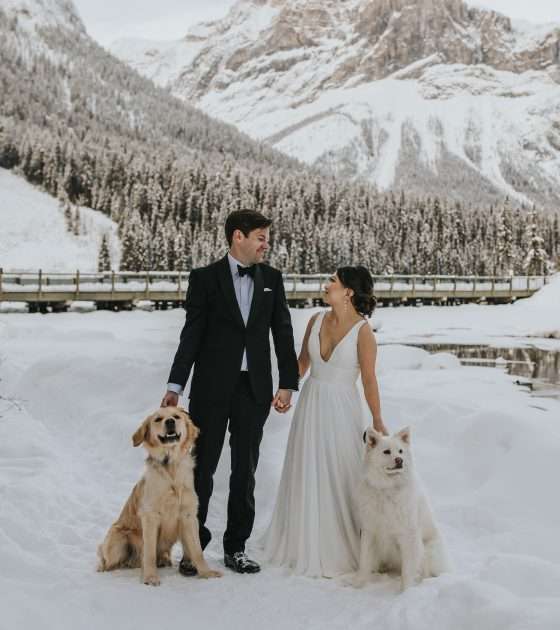 Breathtaking Elopement in the Snow