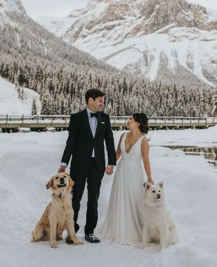 Breathtaking Elopement in the Snow