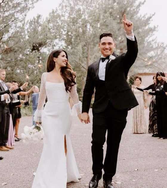 A Romantic and Sleek Wedding on a Lavender Farm