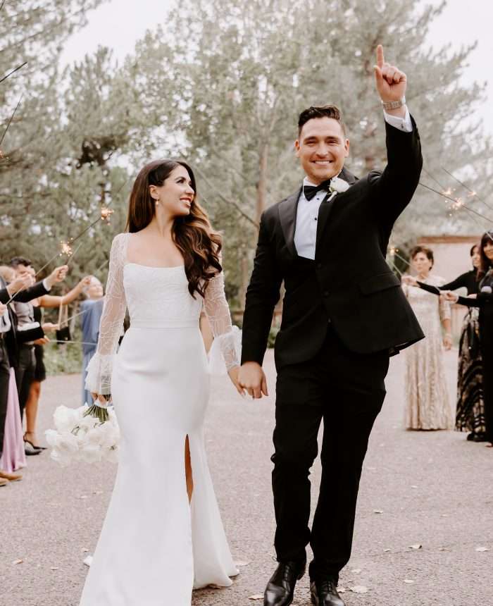 A Romantic and Sleek Wedding on a Lavender Farm