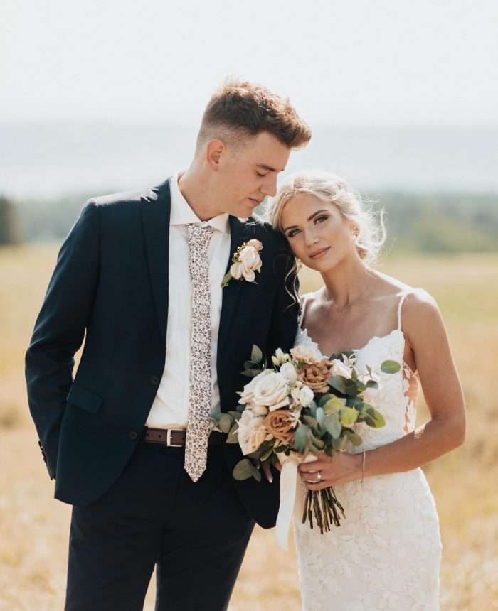 Simple Sun-Kissed Wedding in Alberta