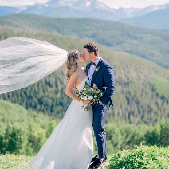 Organic and Airy Mountaintop Wedding