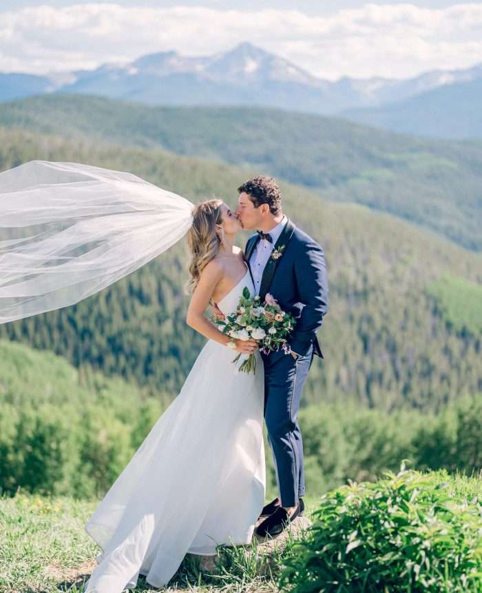 Organic and Airy Mountaintop Wedding