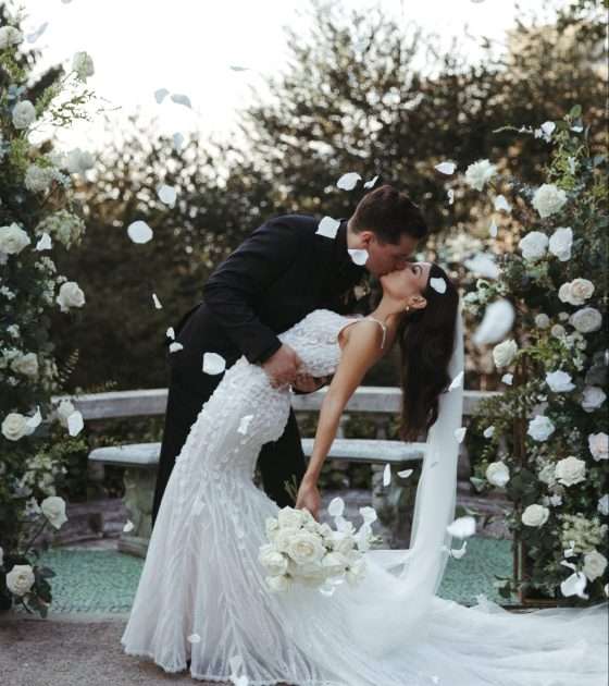 Romantic Estate Wedding with an All White Aesthetic