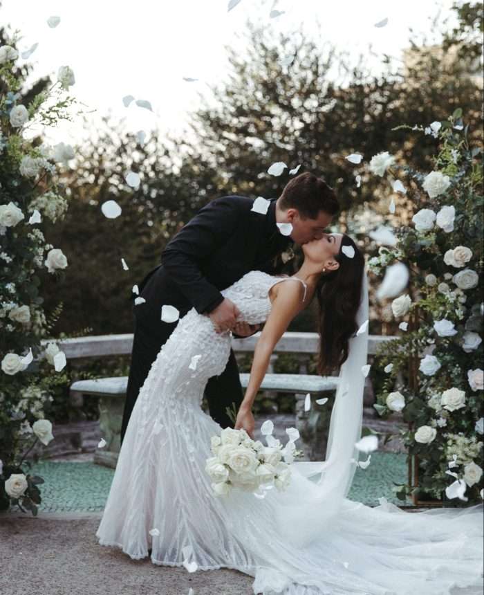 Romantic Estate Wedding with an All White Aesthetic