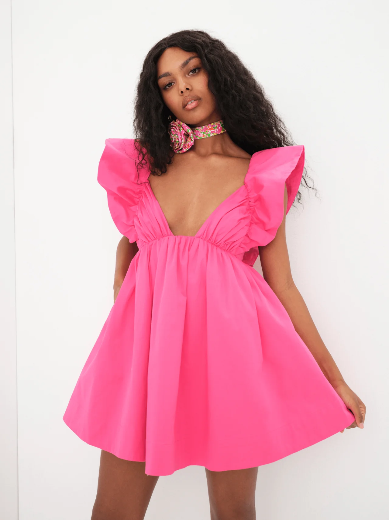 pink mini dress bachelorette Cornelia Dress: Pink Mini Dress for Bachelorette Party