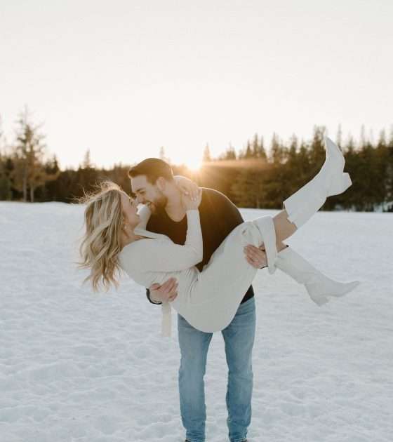 Darling Engagement Session in the Snow