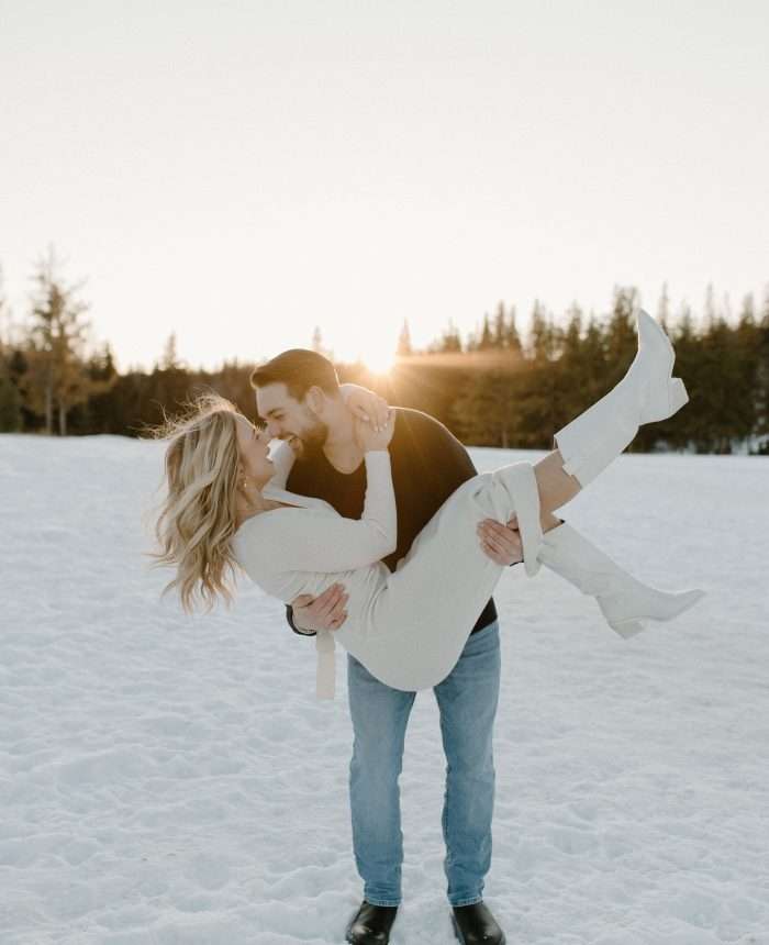 Darling Engagement Session in the Snow