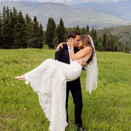 A Purple-Hued Colorado Wedding with Stunning Views