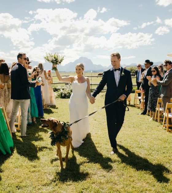 Classically Sweet Outdoor Wedding in Jackson Hole
