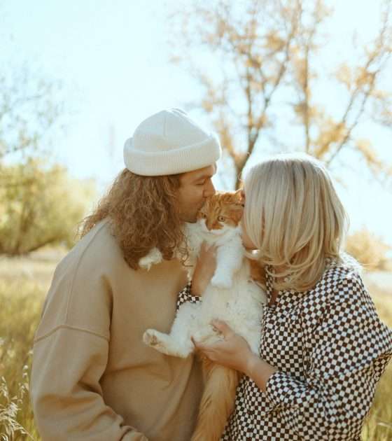 Idaho Engagement Session with Furry Friends