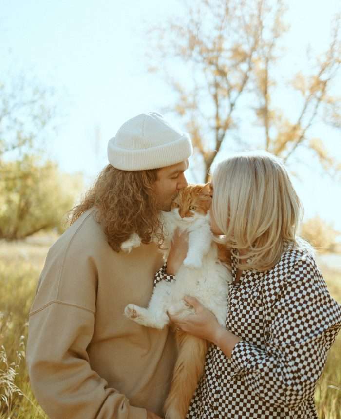 Idaho Engagement Session with Furry Friends