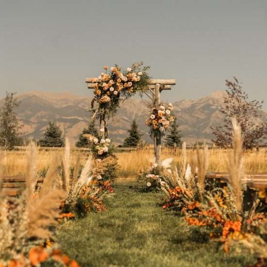 Beautiful Montana Wedding in Burnt Orange