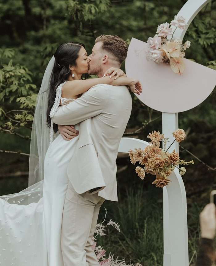 Fresh and Modern Pink Wedding