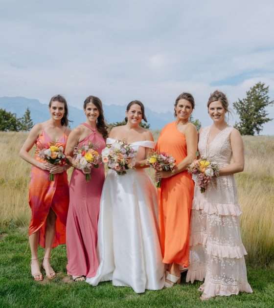 Colorful and Sweet Jackson Hole Wedding