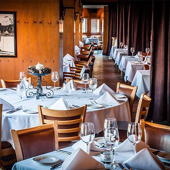 The Maple Leaf Steak and Seafood <span> | Banff Alberta Wedding Venue + Rehearsal Venue </span>