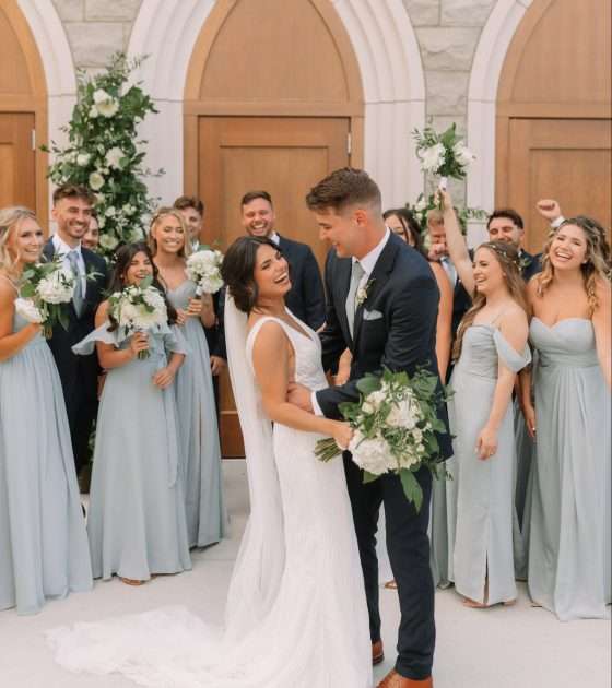 A Classic Summertime Sage Green Wedding