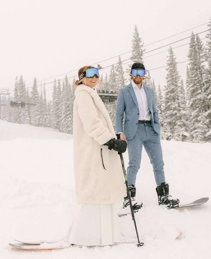 Snowy Ski Resort Wedding in Colorado