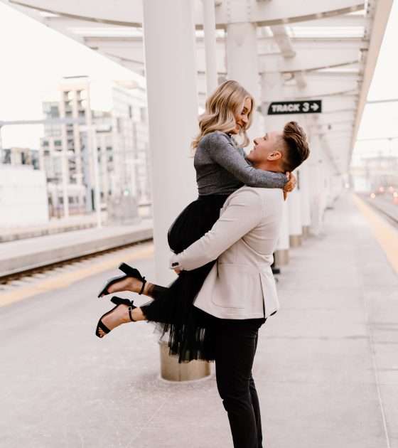 Darling Union Station Engagement Session