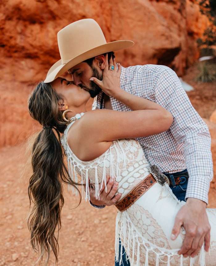 Western Chic Engagements in Utah