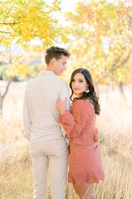 Fall Engagement Session Amidst the Changing Foliage